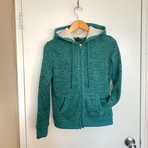 Almost Famous green zipup hoodie